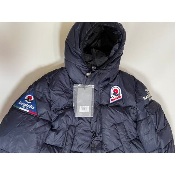 Invicta Karakorum Long Parka with Hood Navy Men's Jacket 4432362U-1076 XL - Picture 6 of 12